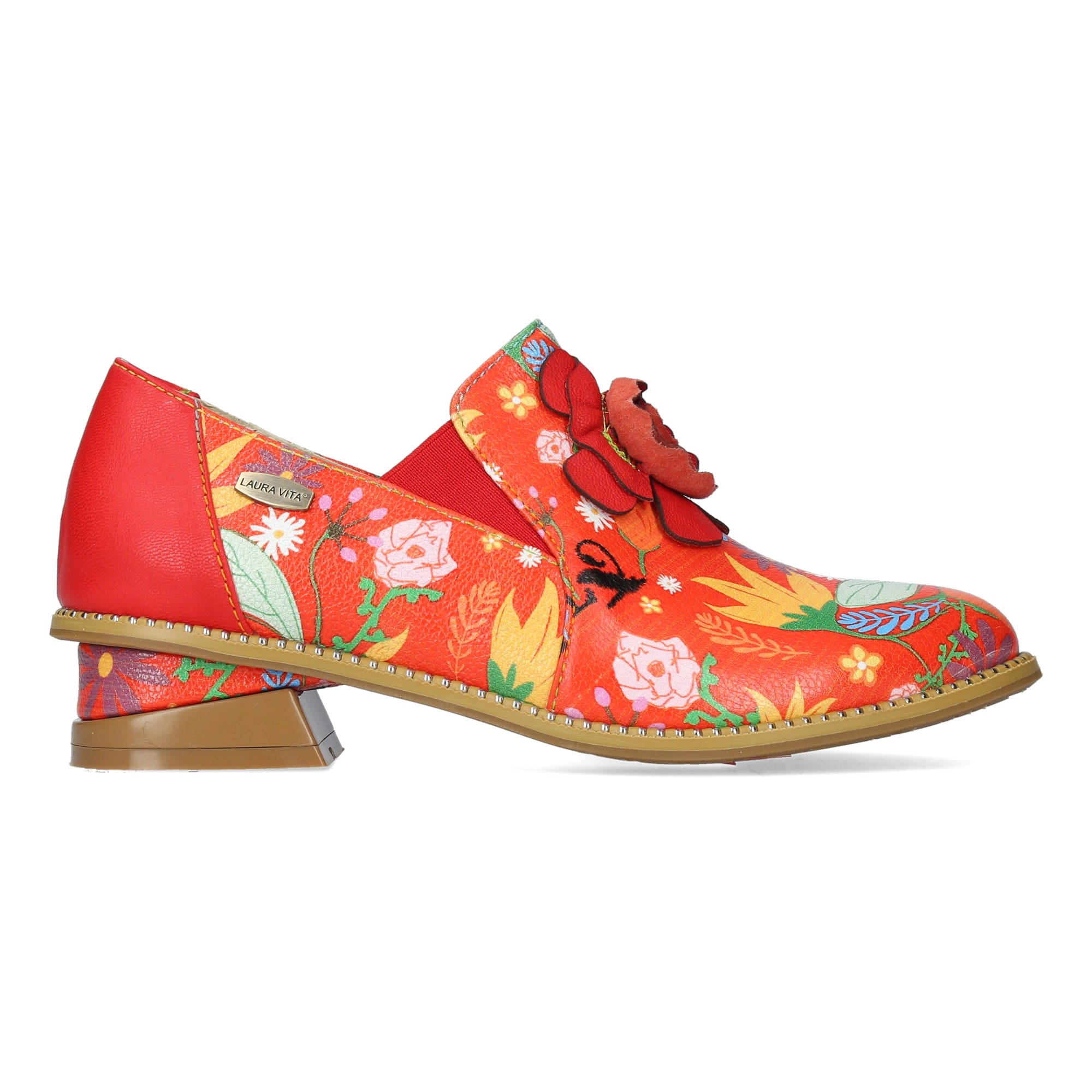 IBCIHALO 011 Flower - 35 / Cherry - Moccasin Shoes