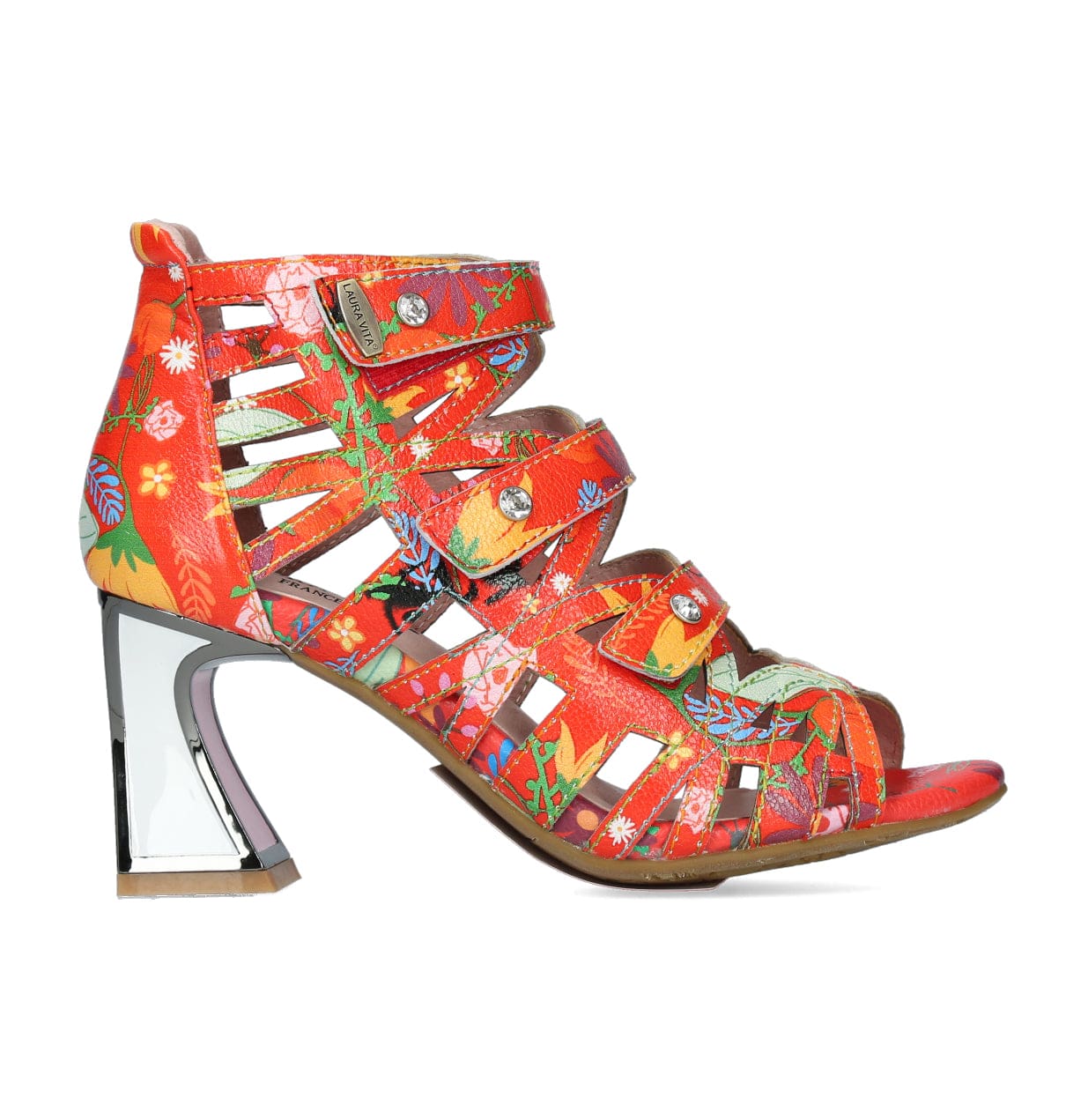 Chaussures JACBO 01 Fleur - 35 / Rouge - Sandale
