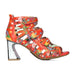 Zapatos JACBO 01 Flor - 35 / Rojo - Sandalia