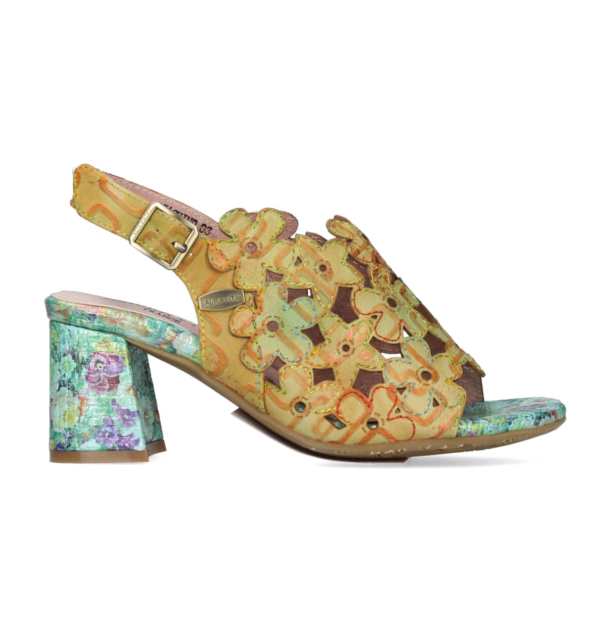 Schuhe JACHINO 06 - 35 / Gelb - Sandale