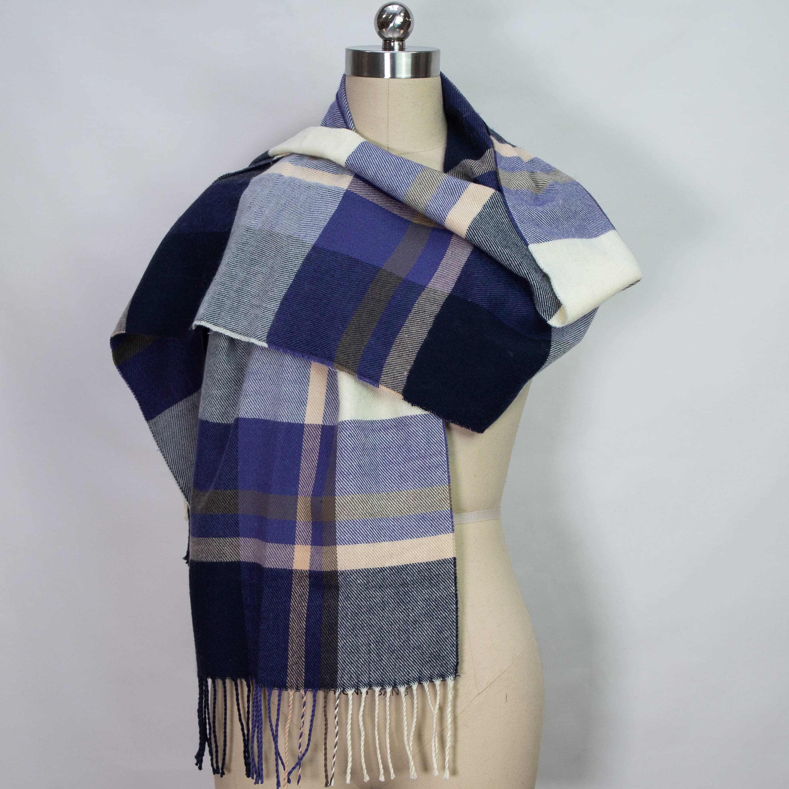Mina Scarf - Blue - shawl