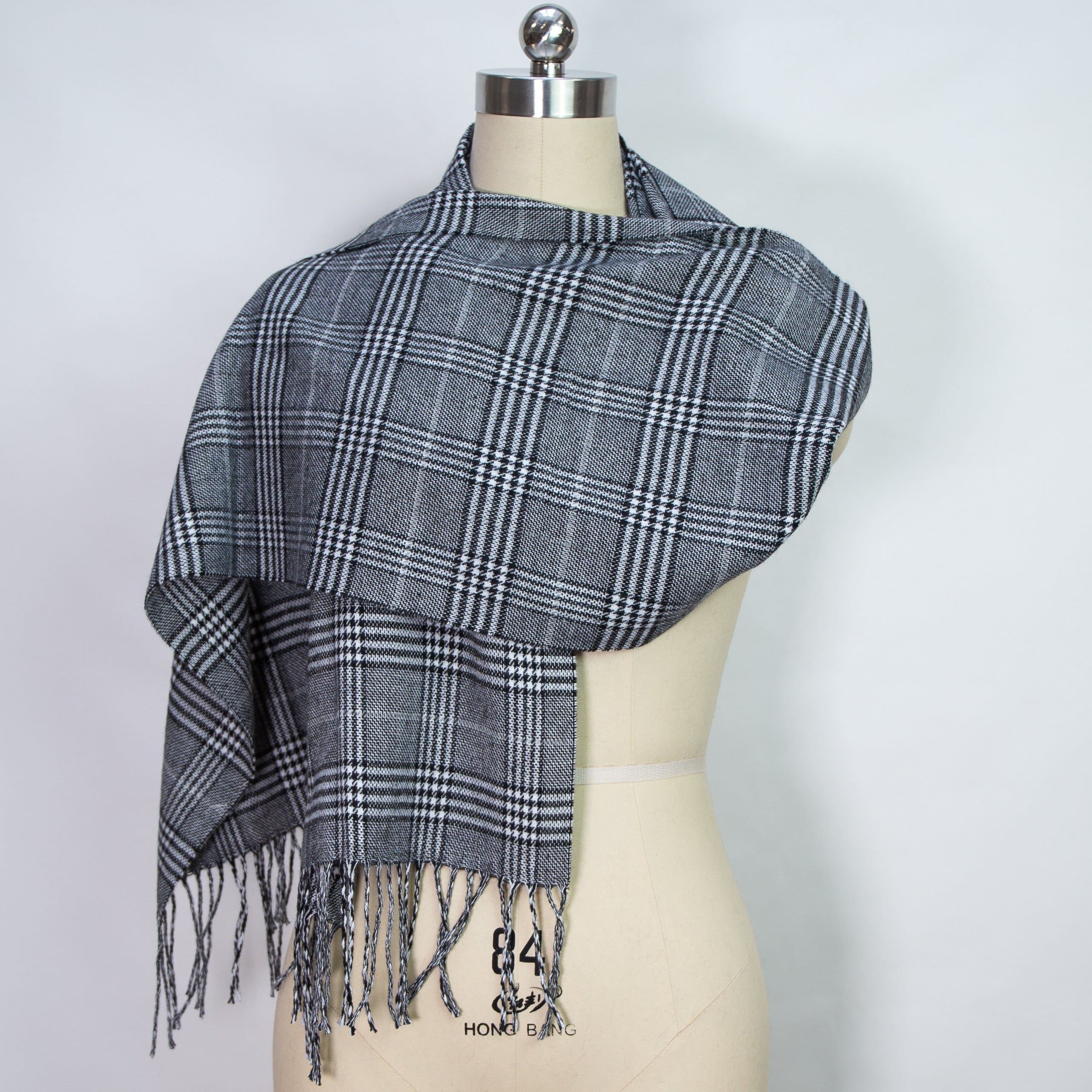 Mina Scarf - Grey - shawl