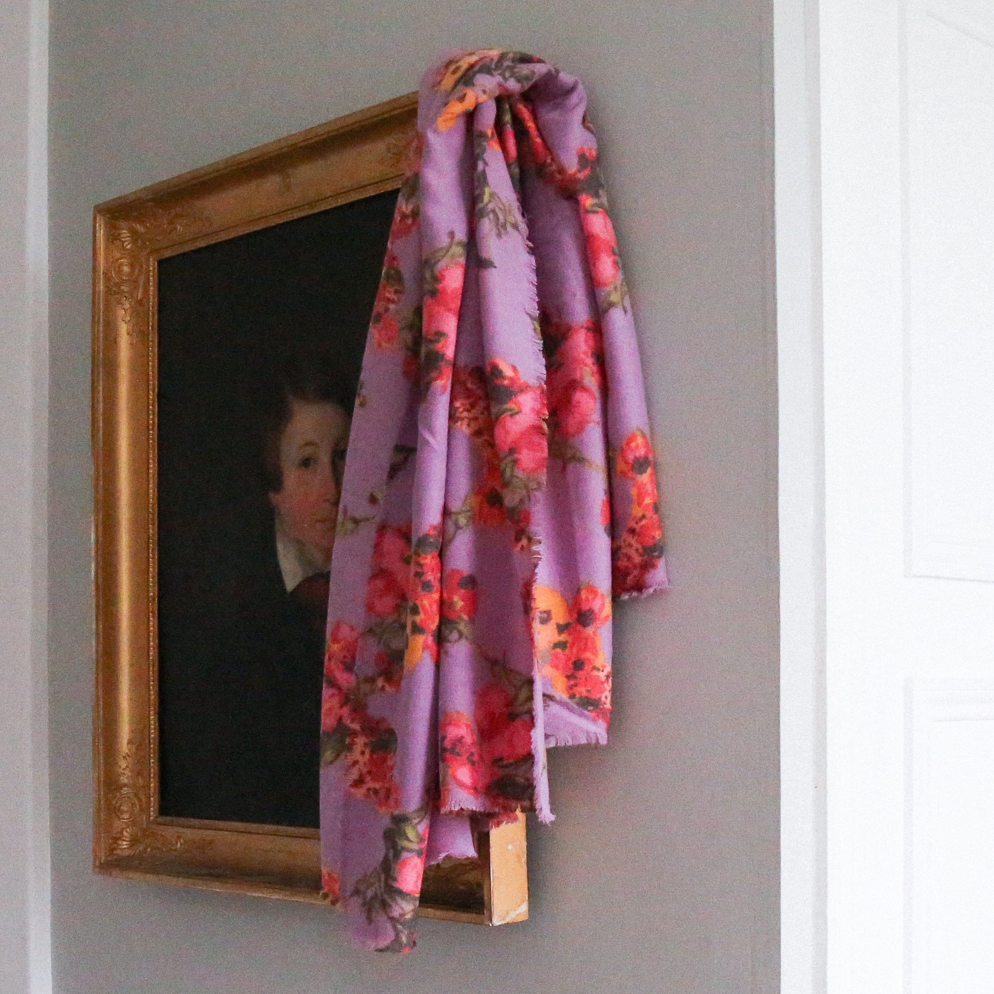 shawl Cromwell - Violet - shawl