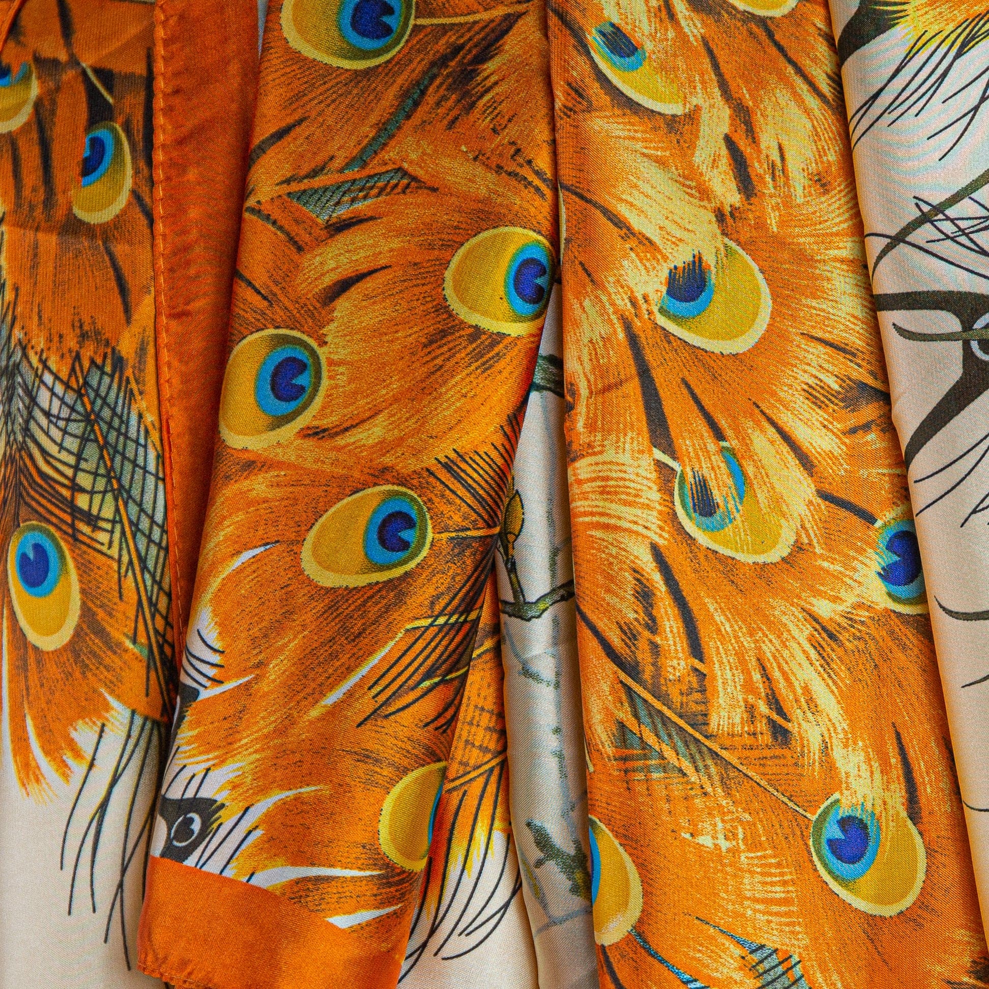 shawl Fleville - Orange - shawl