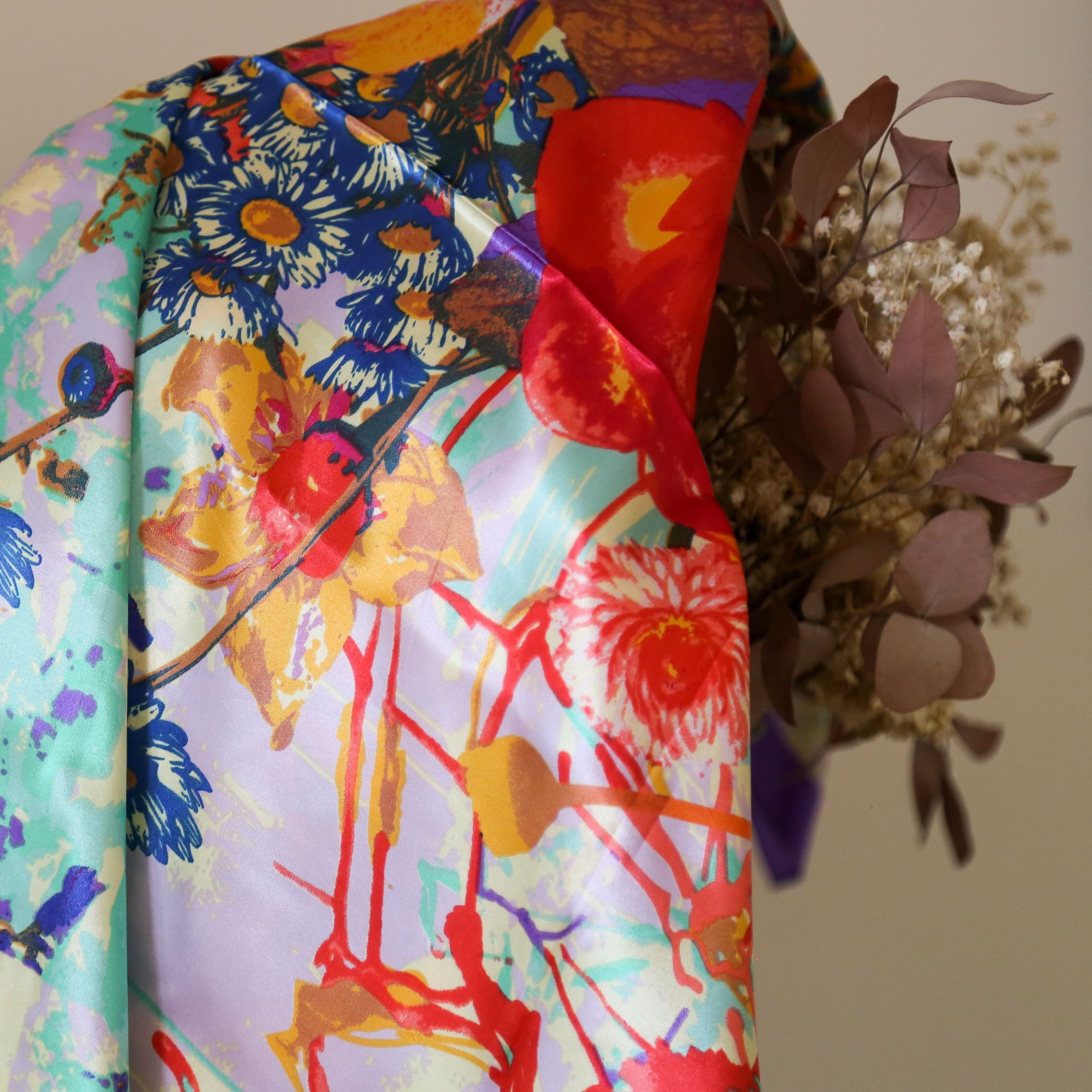 shawl Marika - Violet - shawl