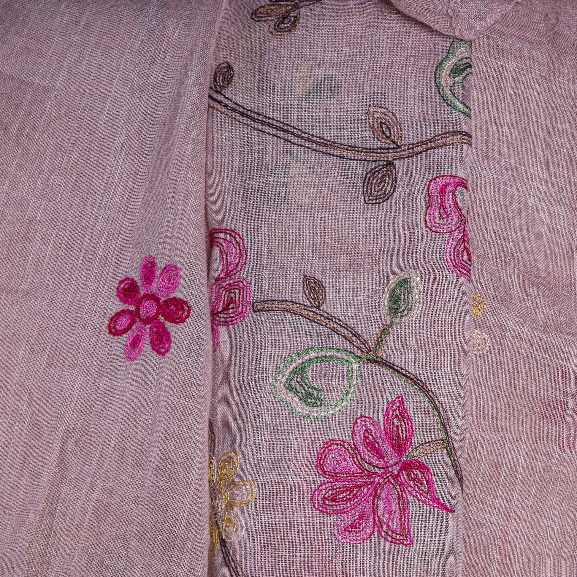 shawl Nemours - Rose - shawl
