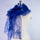 shawl Organza Louise - Blue - shawl