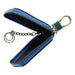 Leather key ring and wallet with carabiner - Small leather goods