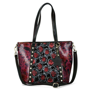Leather Handbag 4378P - Garnet - Bag