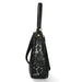 Leather Handbag 4555A - Black - Bag
