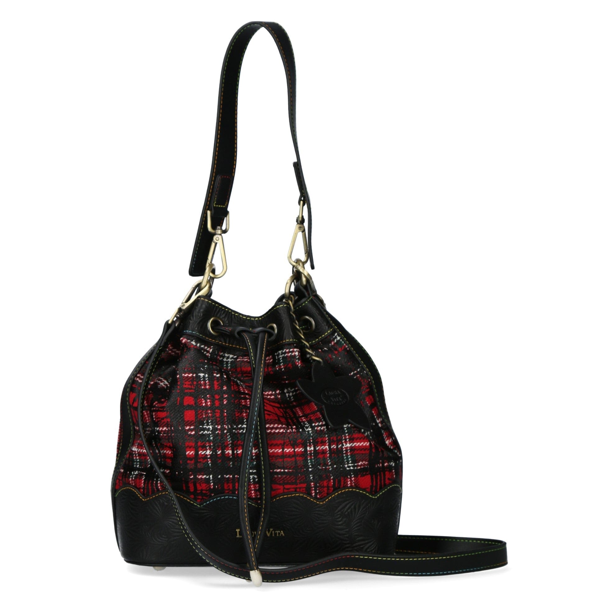 Leather Handbag 4811A - Garnet - Bag