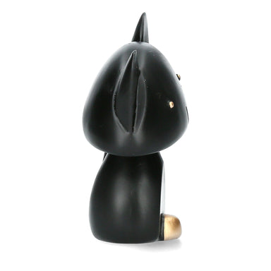 Statue porte bagues petit chat noir - Décoration