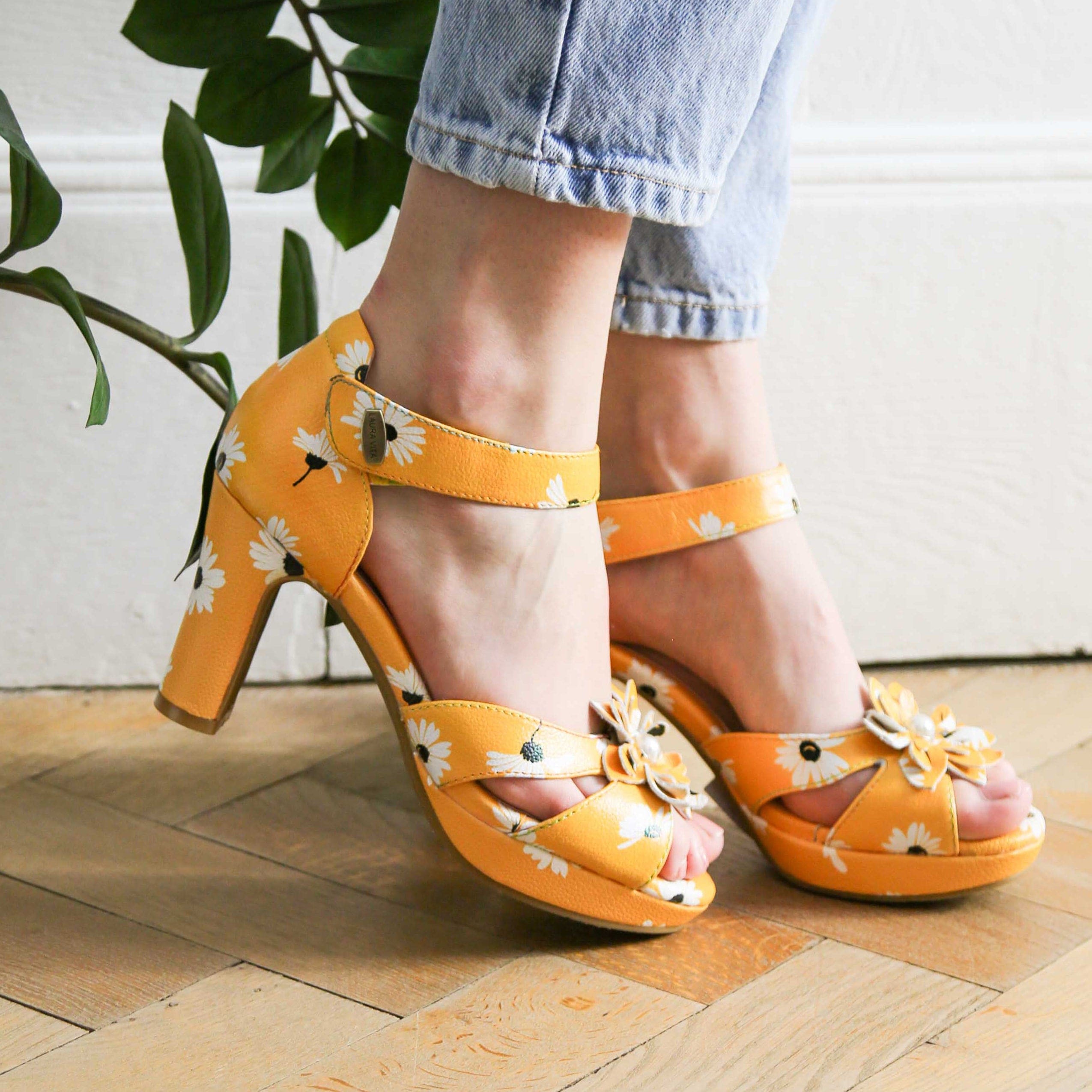 Sandali Donna Laura Vita Decbyo 01 - Tacco 7,5 Cm In Pelle Comodi E Eleganti - Foto 3